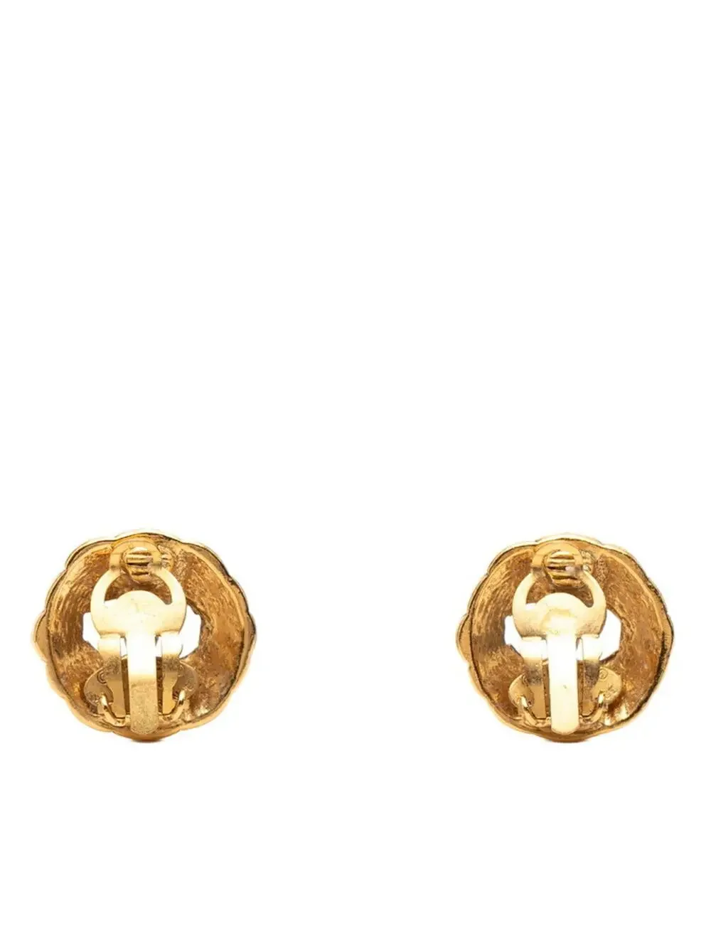 Chanel Cc Logo Clip-On Earrings Metal #246970C70B